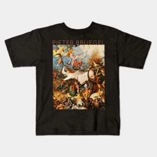 Pieter Bruegel The Elder - The Fall of the Angels Kids T-Shirt